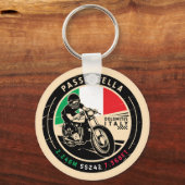 Porte-clés Passo Sella | Italie | Motorcycle (Verso)