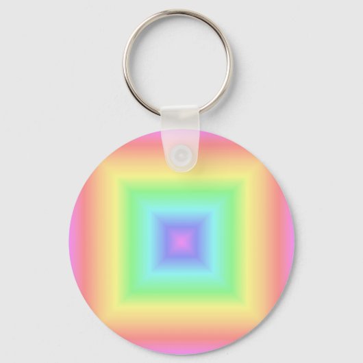 Porte-clés pastel arc-en-ciel (Recto)
