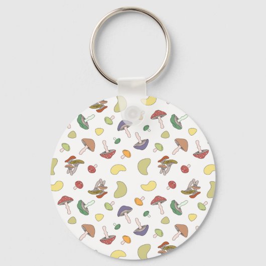 Porte-clés Pastel aux champignons (Recto)