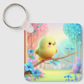 Porte-clés Pastel Bloom Keychain — Floral Charm for Bags & Ke (Recto)