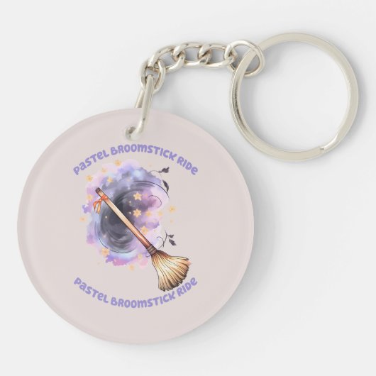 Porte-clés Pastel Broomstick (Dos)