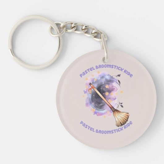 Porte-clés Pastel Broomstick (Devant)