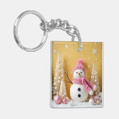 Porte-clés Pastel Christmas - Acrylic Keychain (Devant gauche)