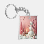 Porte-clés Pastel Christmas - Acrylic Keychain (Devant gauche)