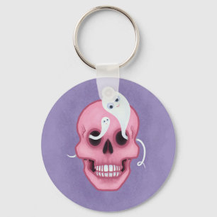 Porte-clés Pastel goth skull