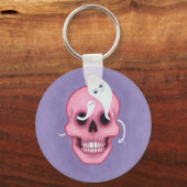 Porte-clés Pastel goth skull (Recto)