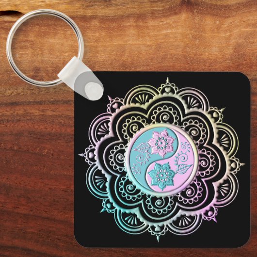 Porte-clés Pastel Mandala (Recto)