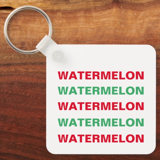 Porte-clés Pastèque (Recto)