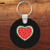 Porte-clés Pastèque de Palestine Couleurs Palestiniennes Vint (Recto)