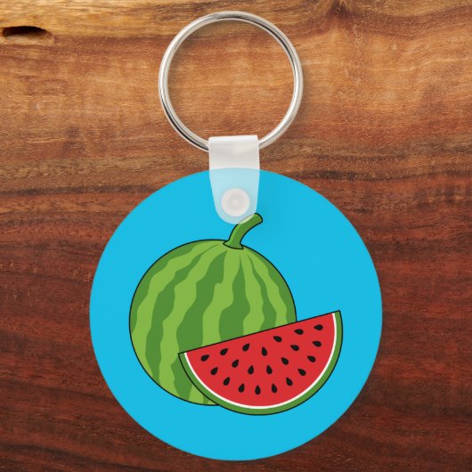 Porte-clés Pastèque et tranche (Recto)