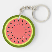 Porte-clés Pastèque rose double face (Dos)