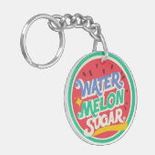 Porte-clés pastèque sucre scintillant eau melon (Devant gauche)