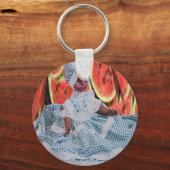 Porte-clés pastèque yémaïenne (Recto)