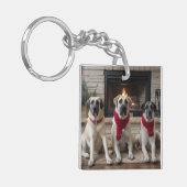 Porte-clés Pasteur anatolien près de la cheminée Noël (Devant gauche)