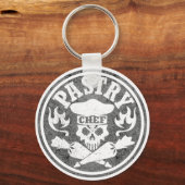 Porte-clés Pastry Chef Skull Gray (Recto)