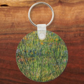 Porte-clés Pasture en fleurs par Vincent van Gogh (Recto)