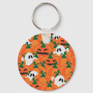 Porte-clés Patch Citrouille Haunted Halloween Ghosts