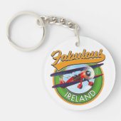 Porte-clés Patch de voyage en Irlande fabuleux. Affiche (Devant)