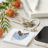 Porte-clés Patch de voyage Mount Elbert (Devant Droit)