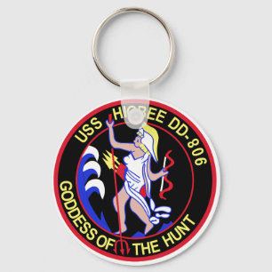 Porte-clés Patch militaire pour navire destructeur HIGBEE DD-