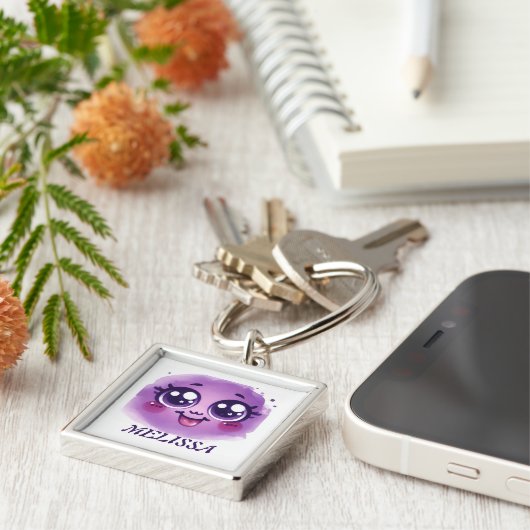 Porte-clés Pâte pourpre (Côté)