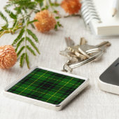 Porte-clés Pâte verte de tartan MacArthur (Côté)