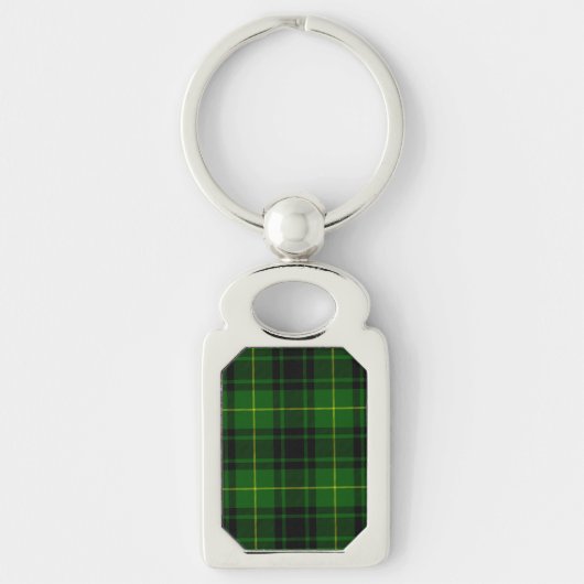Porte-clés Pâte verte de tartan MacArthur (Devant)