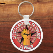 Porte-clés Pathologie du langage vocal (Recto)