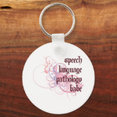 Porte-clés Pathologie du langage vocal Babe (Recto)