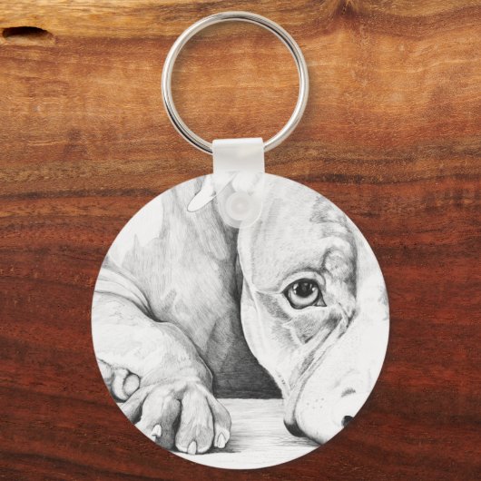 Porte-clés Patiemment en attente (Recto)