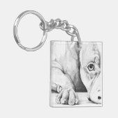 Porte-clés Patiemment en attente (pas de coeur) (Devant gauche)