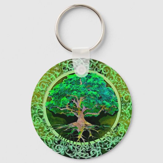 Porte-clés Patience de l'arbre de vie (Recto)