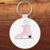 Porte-clés Patin à glace rose mignon (Recto)