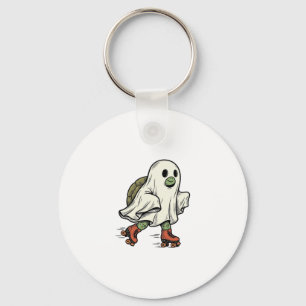 Porte-clés Patin à roulettes Tortue Fantôme Halloween Vintage
