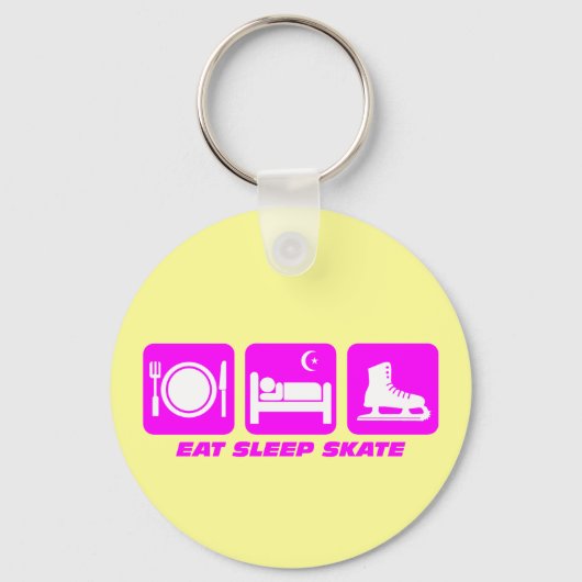 Porte-clés Patinage artistique amusant (Recto)