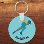 Porte-clés Patinage de vitesse (Recto)