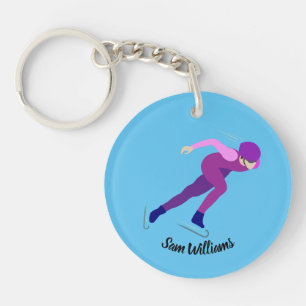 Porte-clés Patinage de vitesse