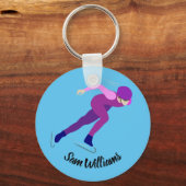 Porte-clés Patinage de vitesse (Recto)