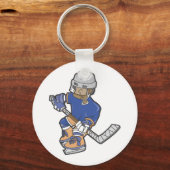 Porte-clés Patinage du joueur de hockey (Recto)