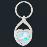 Porte-clés Patinage sur glace personnalisé Coeur bleu Patinag<br><div class="desc">Coute Ice Patins Original Design keychain de coeur. Personnalisez-le en ajoutant votre propre nom/texte sur le démarrage! Veuillez voir mes autres articles de patinage artistique dans mon magasin. Joyeux patin ! *Conception de patins à glace dessinés à la main par moi. Tous mes designs sont originaux ! Seulement vendu dans...</div>