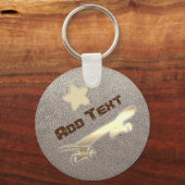 Porte-clés Patinage sur mesure cool (Recto)