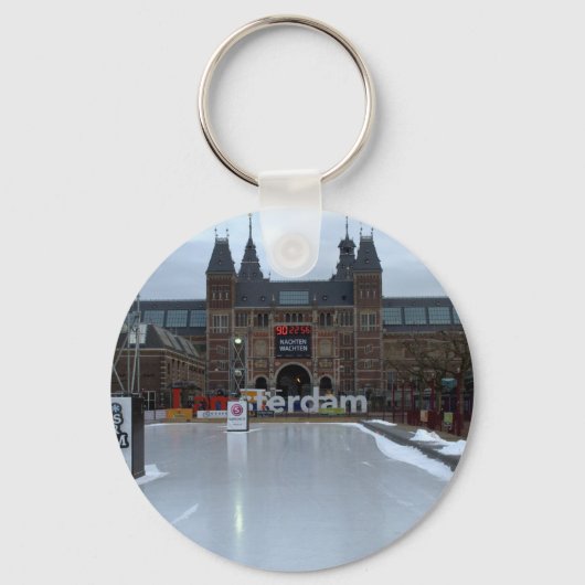 Porte-clés Patinoire, Museumplein, Amsterdam (Recto)