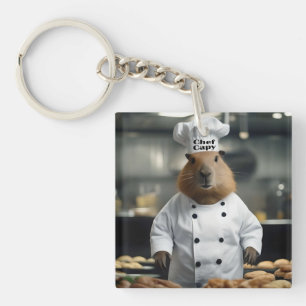 Porte-clés Pâtisserie : La Capybara Culinaire