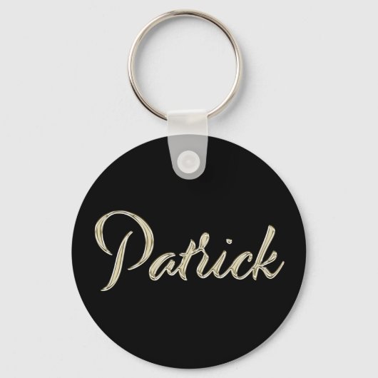 Porte-clés Patrick Whitegold Button (Recto)