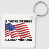 Porte-clés patriote américain (Dos)