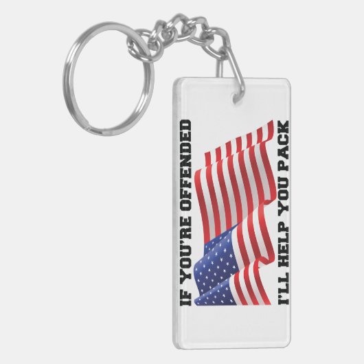 Porte-clés patriote américain (Devant gauche)