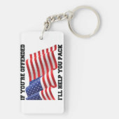 Porte-clés patriote américain (Dos)