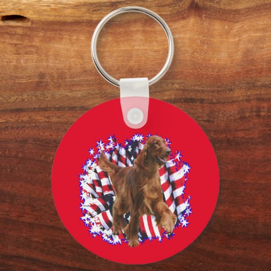 Porte-clés Patriote irlandais Setter (Verso)