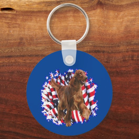 Porte-clés Patriote irlandais Setter (Recto)