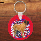 Porte-clés Patriote Mastiff (abricot) (Verso)